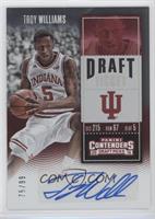 College Ticket - Troy Williams #/99