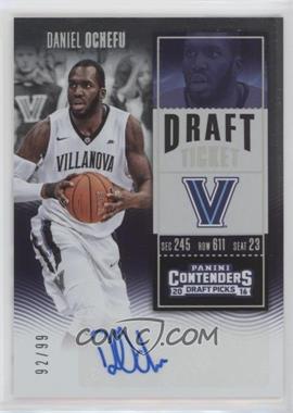 2016-17 Panini Contenders Draft Picks - [Base] - Draft Ticket #184 - College Ticket - Daniel Ochefu /99