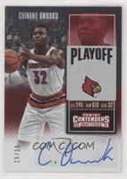 College Ticket Variation - Chinanu Onuaku (White Jersey) #/15