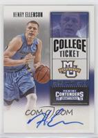 College Ticket - Henry Ellenson (Light Blue Jersey)