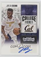 College Ticket - Jaylen Brown (White Jersey)