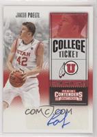 College Ticket Variation - Jakob Poeltl (White Jersey)