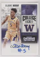 College Ticket - Dejounte Murray (Gold Jersey)