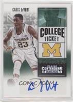 College Ticket - Caris LeVert (White Jersey)