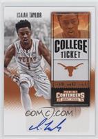 College Ticket - Isaiah Taylor