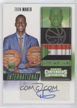 2016-17 Panini Contenders Draft Picks - [Base] #199 - International Ticket - Thon Maker