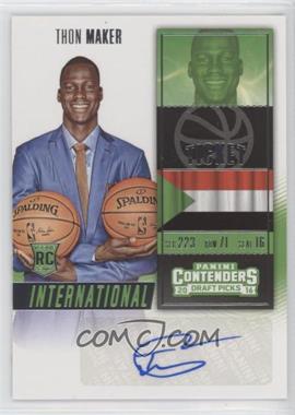 2016-17 Panini Contenders Draft Picks - [Base] #199 - International Ticket - Thon Maker