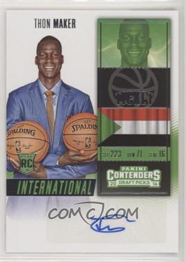 2016-17 Panini Contenders Draft Picks - [Base] #199 - International Ticket - Thon Maker