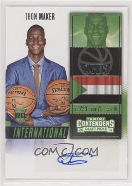 2016-17 Panini Contenders Draft Picks - [Base] #199 - International Ticket - Thon Maker