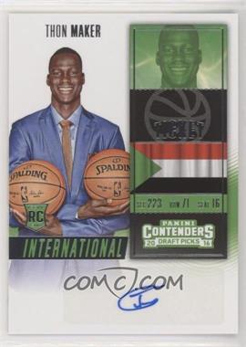 2016-17 Panini Contenders Draft Picks - [Base] #199 - International Ticket - Thon Maker