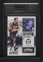 Season Ticket - Gordon Hayward [BAS Beckett Auth Sticker]