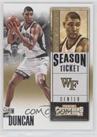 Season Ticket - Tim Duncan