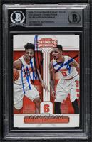 Michael Gbinije, Malachi Richardson [BAS BGS Authentic]