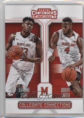 2016-17 Panini Contenders Draft Picks - Collegiate Connections #8 - Diamond Stone, Robert Carter