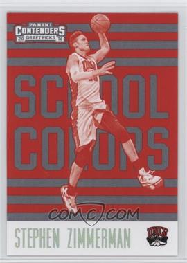 2016-17 Panini Contenders Draft Picks - School Colors #19 - Stephen Zimmerman