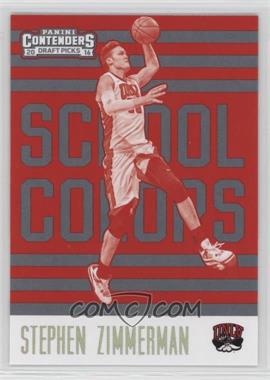 2016-17 Panini Contenders Draft Picks - School Colors #19 - Stephen Zimmerman