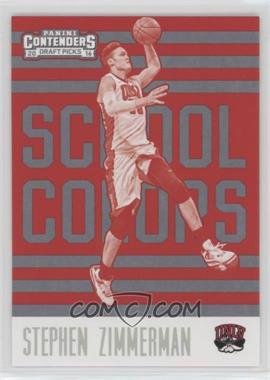 2016-17 Panini Contenders Draft Picks - School Colors #19 - Stephen Zimmerman