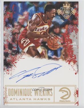 2016-17 Panini Court Kings - Box Topper 5x7 Autographs #15 - Dominique Wilkins [EX to NM]