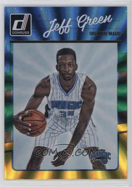 2016-17 Panini Donruss - [Base] - Green and Yellow Holo Laser #68 - Jeff Green