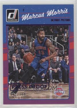 2016-17 Panini Donruss - [Base] - Press Proof Purple #101 - Marcus Morris /199