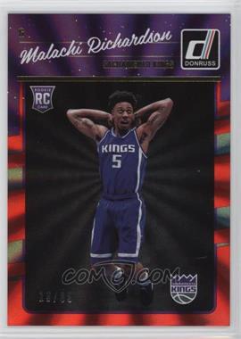 2016-17 Panini Donruss - [Base] - Red Holo Laser #169 - Rookies - Malachi Richardson /99