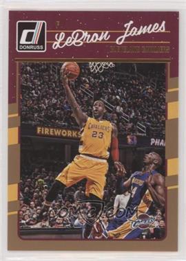 2016-17 Panini Donruss - [Base] #15 - LeBron James (Kobe Bryant in Background)