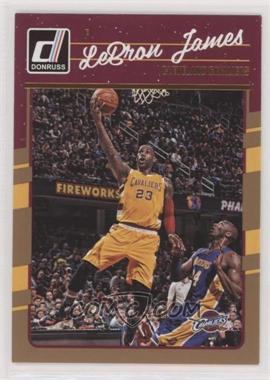 2016-17 Panini Donruss - [Base] #15 - LeBron James (Kobe Bryant in Background)