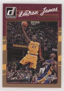 2016-17 Panini Donruss - [Base] #15 - LeBron James (Kobe Bryant in Background)