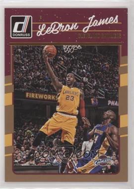 2016-17 Panini Donruss - [Base] #15 - LeBron James (Kobe Bryant in Background)