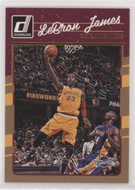 2016-17 Panini Donruss - [Base] #15 - LeBron James (Kobe Bryant in Background)