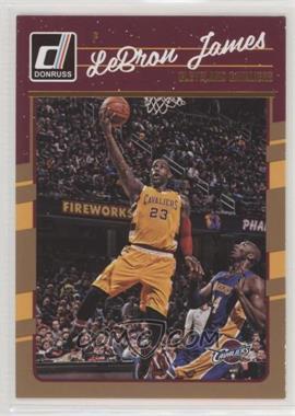 2016-17 Panini Donruss - [Base] #15 - LeBron James (Kobe Bryant in Background)