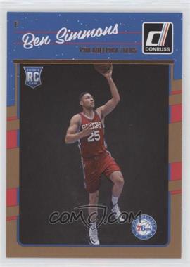 2016-17 Panini Donruss - [Base] #151 - Rookies - Ben Simmons