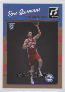 2016-17 Panini Donruss - [Base] #151 - Rookies - Ben Simmons