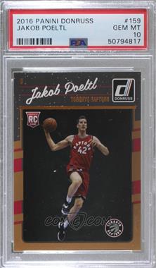 2016-17 Panini Donruss - [Base] #159 - Rookies - Jakob Poeltl [PSA 10 GEM MT]