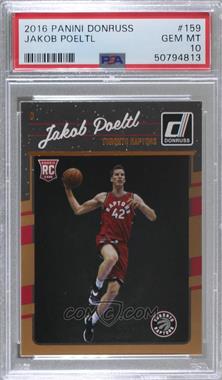 2016-17 Panini Donruss - [Base] #159 - Rookies - Jakob Poeltl [PSA 10 GEM MT]