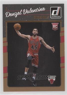 2016-17 Panini Donruss - [Base] #163 - Rookies - Denzel Valentine