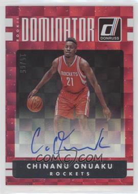 2016-17 Panini Donruss - Rookie Dominator Signatures #24 - Chinanu Onuaku /65