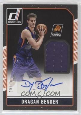 2016-17 Panini Donruss - Rookie Materials Signatures #3 - Dragan Bender /75