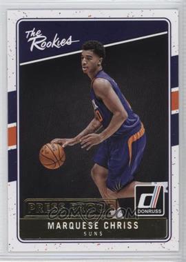 2016-17 Panini Donruss - The Rookies - Press Proof #5 - Marquese Chriss