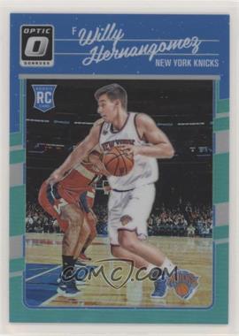 2016-17 Panini Donruss Optic - [Base] - Aqua Prizm #197 - Willy Hernangomez /25