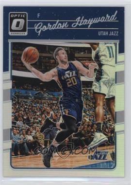 2016-17 Panini Donruss Optic - [Base] - Holo Silver Prizm #52 - Gordon Hayward