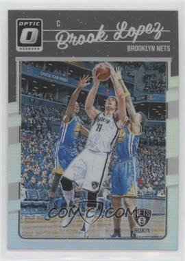 2016-17 Panini Donruss Optic - [Base] - Holo Silver Prizm #80 - Brook Lopez