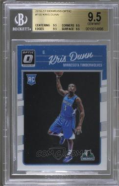 2016-17 Panini Donruss Optic - [Base] #155 - Kris Dunn [BGS 9.5 GEM MINT]