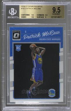 2016-17 Panini Donruss Optic - [Base] #181 - Patrick McCaw [BGS 9.5 GEM MINT]