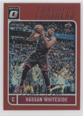 2016-17 Panini Donruss Optic - Crashers - Red Prizm #2 - Hassan Whiteside /99