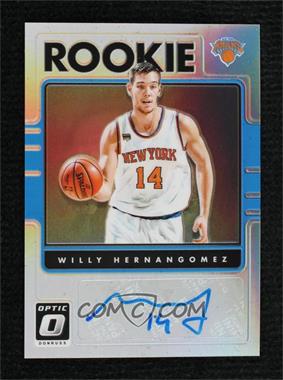 2016-17 Panini Donruss Optic - Rookie Signatures - Holo Silver Prizm #24 - Willy Hernangomez