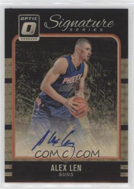 2016-17 Panini Donruss Optic - Signature Series - Gold Vinyl Prizm #9 - Alex Len /1