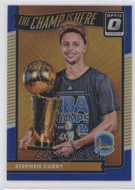 2016-17 Panini Donruss Optic - The Champ is Here - Blue Prizm #2 - Stephen Curry /49