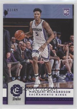 2016-17 Panini Excalibur - [Base] - Duke #153 - Malachi Richardson /49