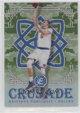 2016-17 Panini Excalibur - Crusade - Camo #41 - Kristaps Porzingis